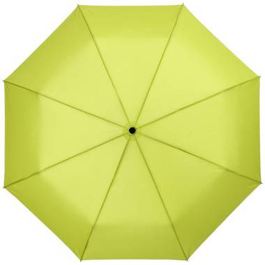 Automatický skladací dáždnik s poťahom z PE pongee, svetlo zelená